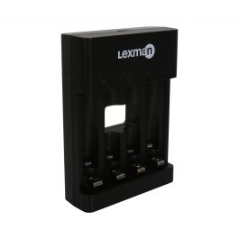 BATTERY CHARGER AAA 4-CHANNEL QUICK CHARGE-INDICATOR-USB CONNECTION