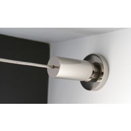 GALVANIZED CABLE KIT 4M SQUARE WHITE