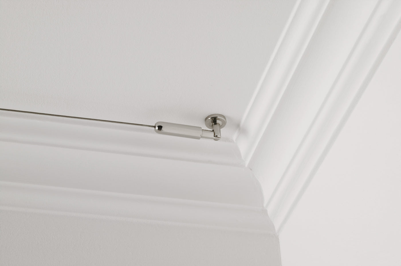 GALVANIZED CABLE KIT 4M SQUARE WHITE