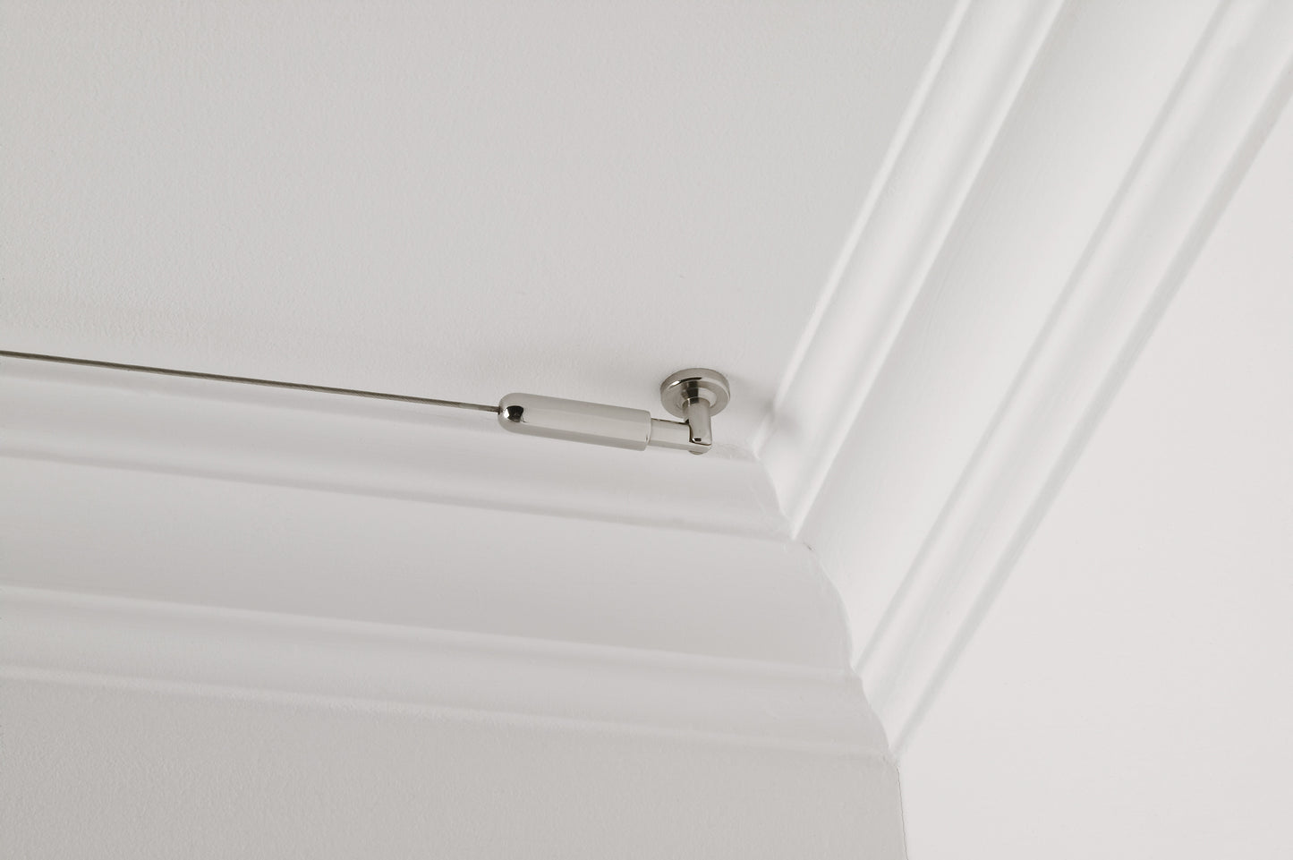 GALVANIZED CABLE KIT 4M SQUARE WHITE