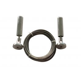 GALVANIZED CABLE KIT 4MT SQUARE BLACK