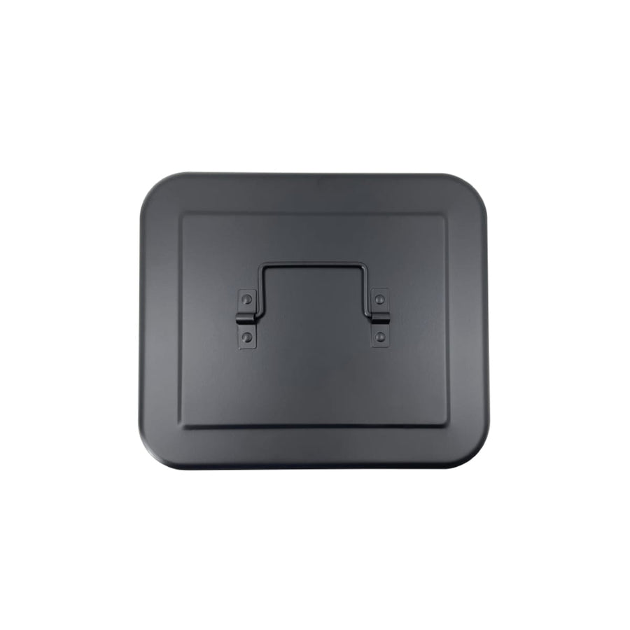 Bricocenter BLACK METAL DUSTBIN LT 26 WITH LID