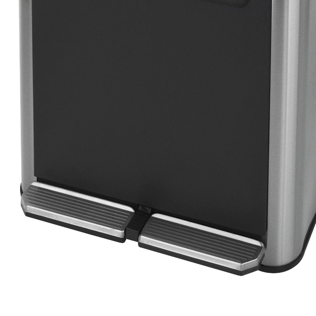 Bricocenter PEDAL BIN 2X15L AND SINGLE CONTAINER 20L, STAINLESS STEEL, SOFT CLOSING