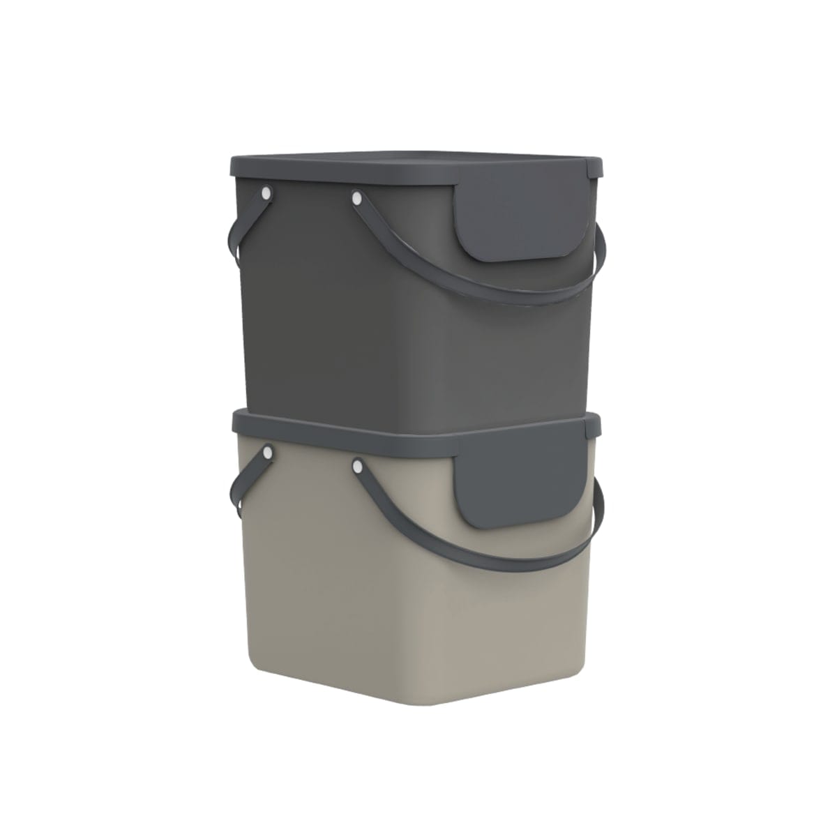 Bricocenter SELECTIVE DUSTBIN 40L - DELINIA -TRENDY TAUPE - PLASTIC