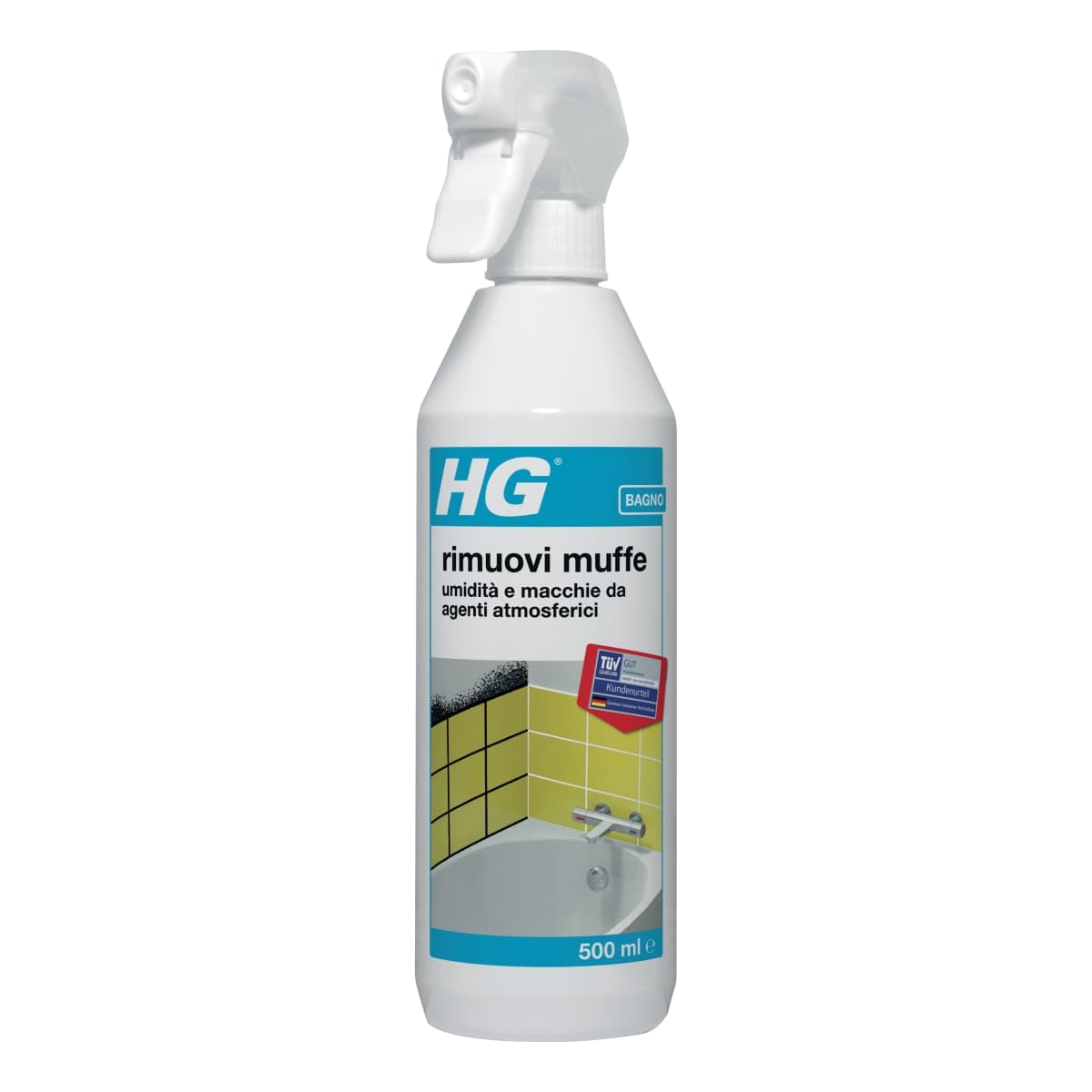 Bricocenter REMOVES MOULD, MOISTURE AND WEATHERING STAINS 500 ML