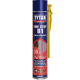 B1 FIREPROOF POLYURETHANE FILLING FOAM WITH ERGO FIRE STOP STRAW TYTAN 750ML