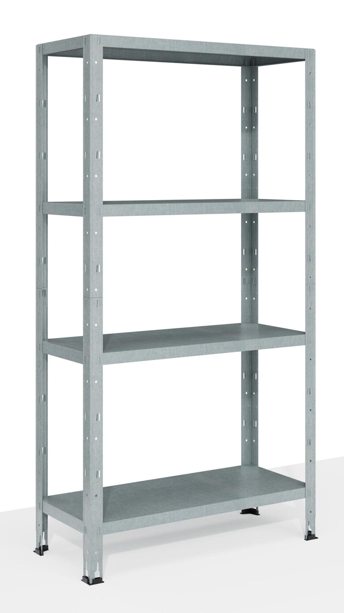 Bricocenter METAL SHELF L75XP30XH142CM, 40 KG, 4 GALVA SHELVES