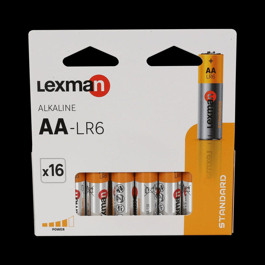 Bricocenter AA ALKALINE BATTERIES 16 PCS STANDARD