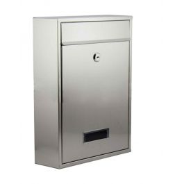 STAINLESS STEEL POST BOX 320X220X75