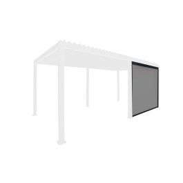 SIDE PANEL FOR PERGOLA NATERIAL MODUS ALU TEXTYLENE 3.6M DARK GRAY
