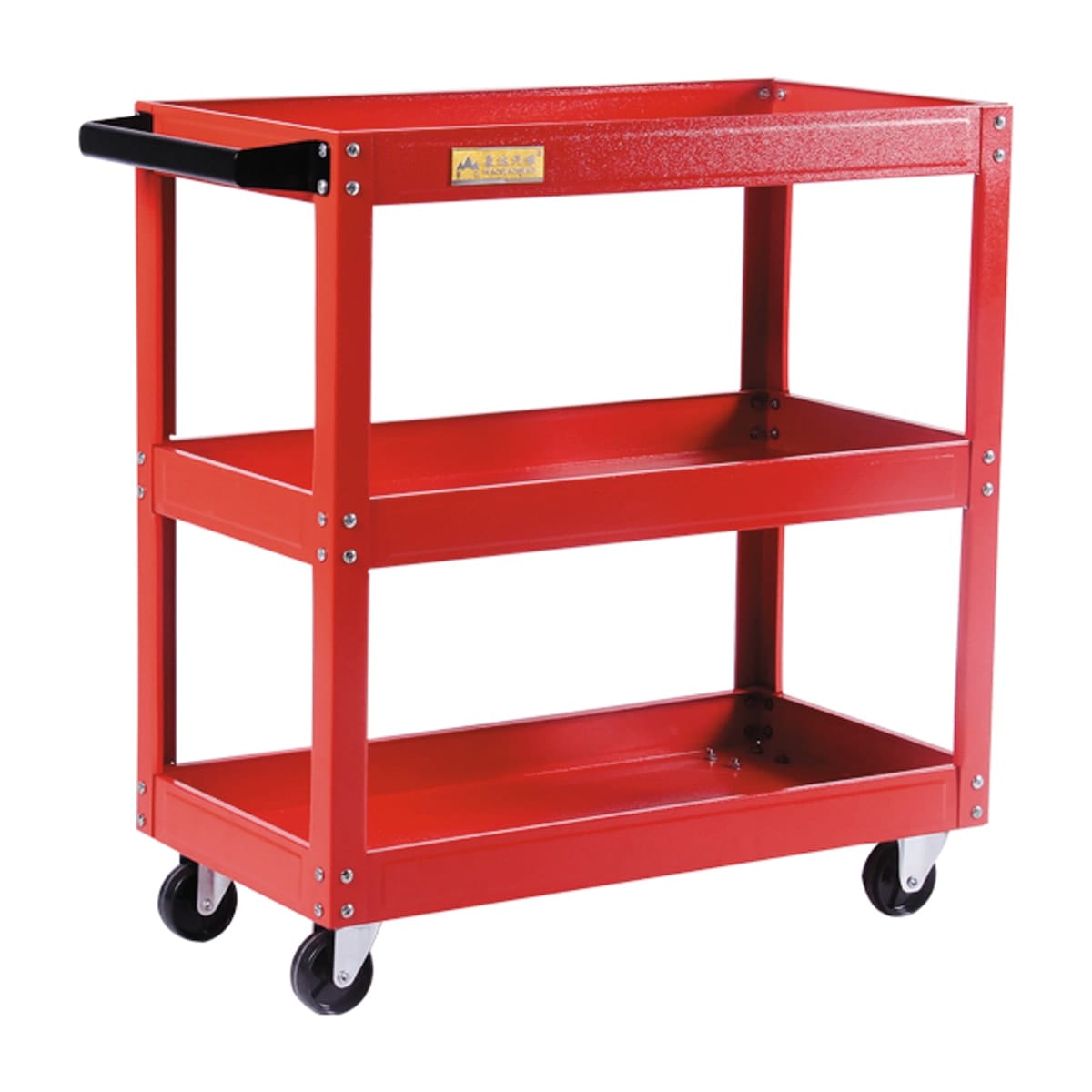 Bricocenter CARRELLO OFFICINA 3 RIPIANI CON RUOTE L72 P36 H78 CM