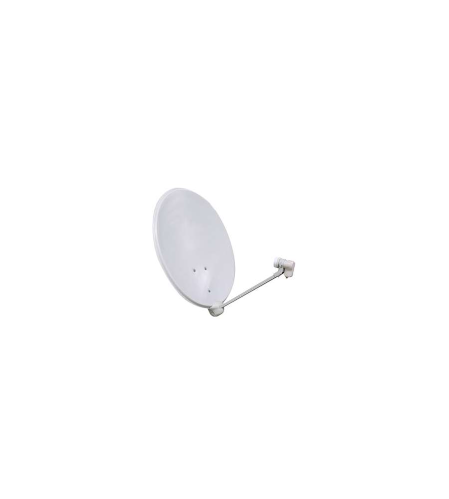 80CM WHITE DISH + STEEL LNB