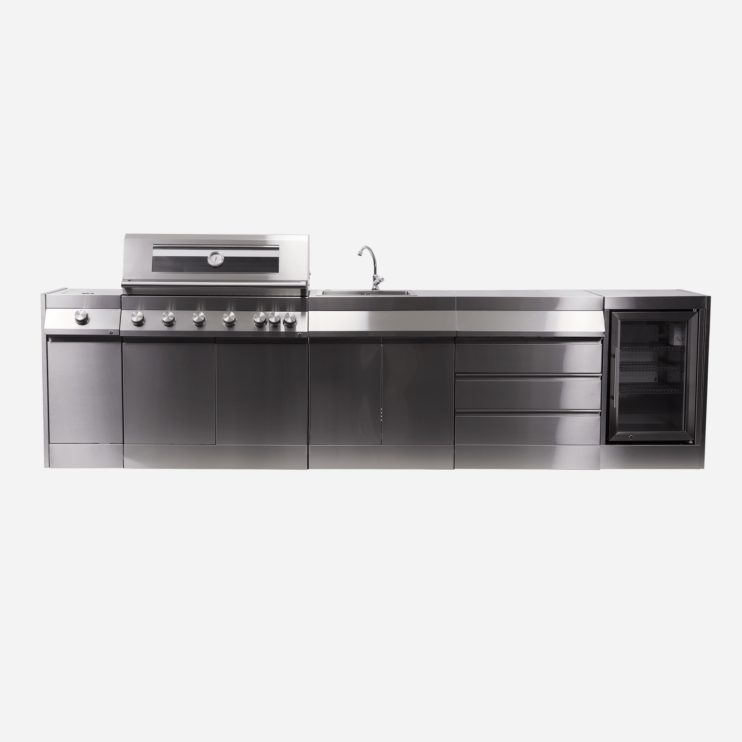 OUTDOOR CABINET COMPOSED OF 3 DRAWERS DIM 73X55.3X90CM FOR OUTDOOR KITCHEN NATERIAL ILO