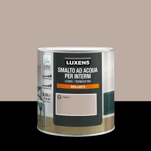 Bricocenter FOSSIL 5 BRILLIANT LUXENS INTERIOR WATER GLAZE 500ML