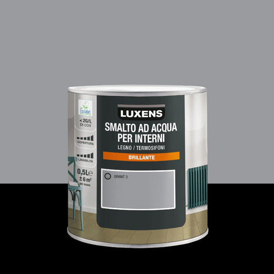 Bricocenter INTERIOR WATER GLAZE GRANIT 3 BRILLIANT LUXENS 500ML