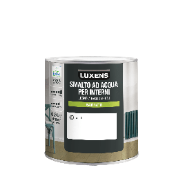 LUXENS SATIN WHITE INTERIOR WATER ENAMEL 500 ML