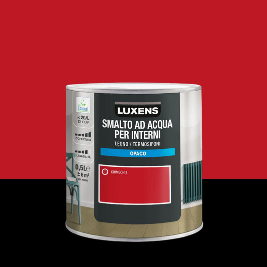Bricocenter INTERIOR CRIMSON 2 MATTE WATER GLAZE LUXENS 500ML