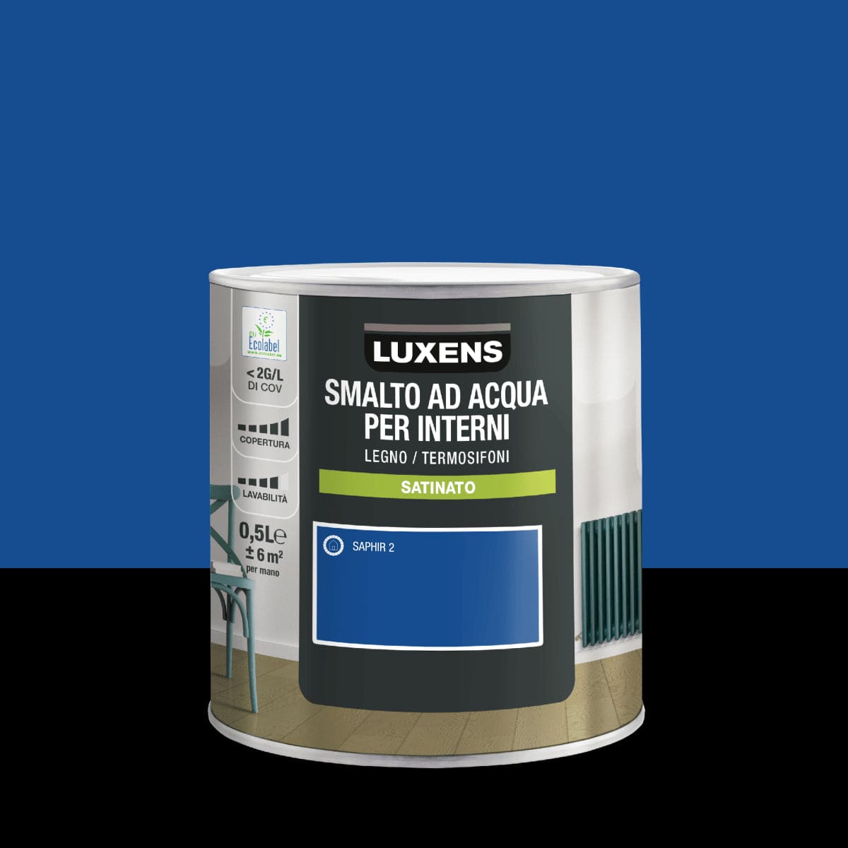 Bricocenter LUXENS SAPHIR 2 SATIN INTERIOR ENAMEL 500 ML