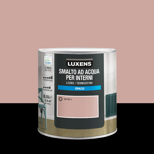 Bricocenter INTERIOR BISTRO 5 MATTE WATER GLAZE LUXENS 500ML