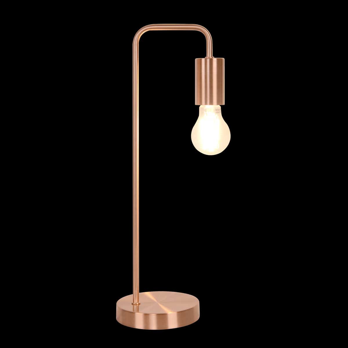 TABLE LAMP LINA METAL GOLD H45 CM E27=40W