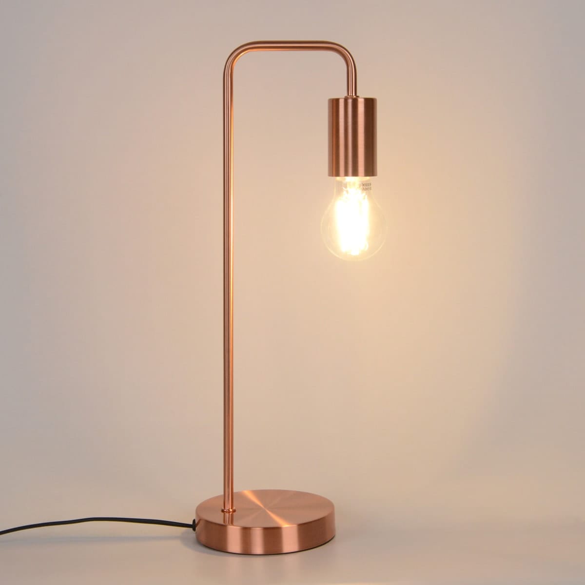 TABLE LAMP LINA METAL GOLD H45 CM E27=40W