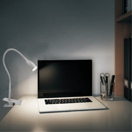 GAO STUDIO LAMP GRAY PLASTIC LED 390LM NATURAL LIGHT WITH CLAMP