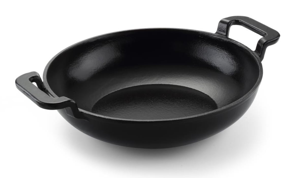 WOK NATERIAL CAST IRON ENAMEL DIAMETER 34 CM