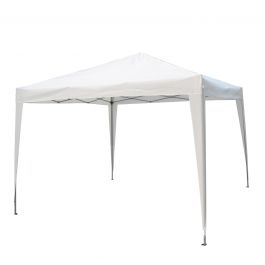 FOLDING GAZEBO NATERIAL EORI II ORIGAMI 295X295 160G STEEL WHITE