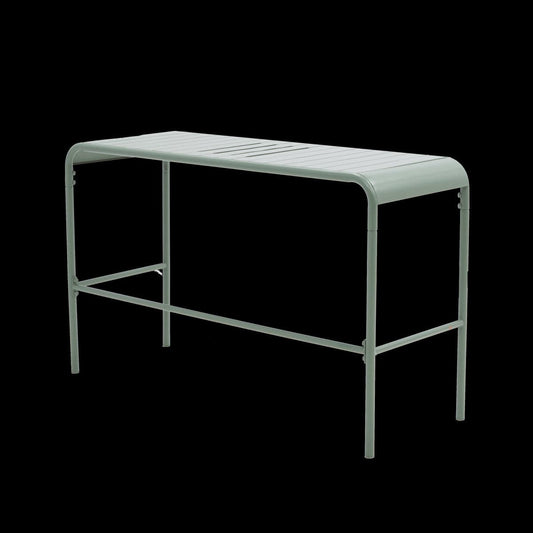 Bricocenter TAVOLO DA BALCONE CAFE II 120X45 FISSO 2-4POSTI IN ACCIAIO VERDE