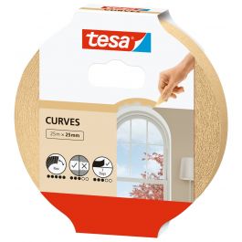 HIGH PERFORMANCE MASKING TAPE AND CURVES TESA 25MMx25MT