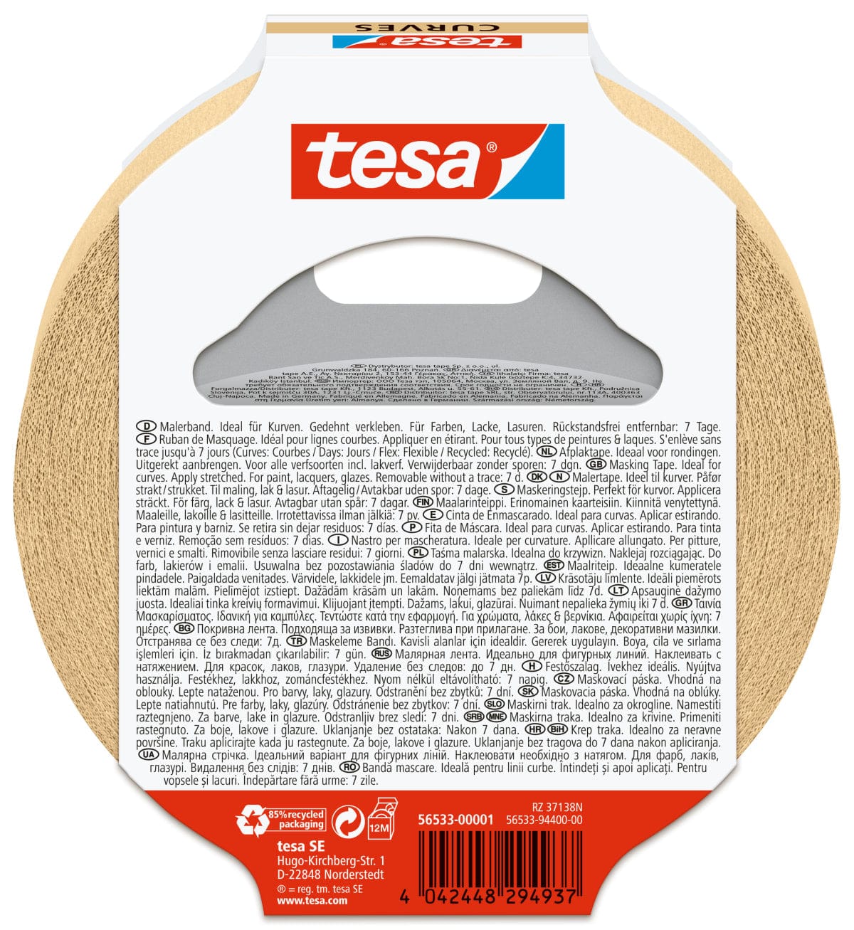 Bricocenter HIGH PERFORMANCE MASKING TAPE AND CURVES TESA 25MMx25MT