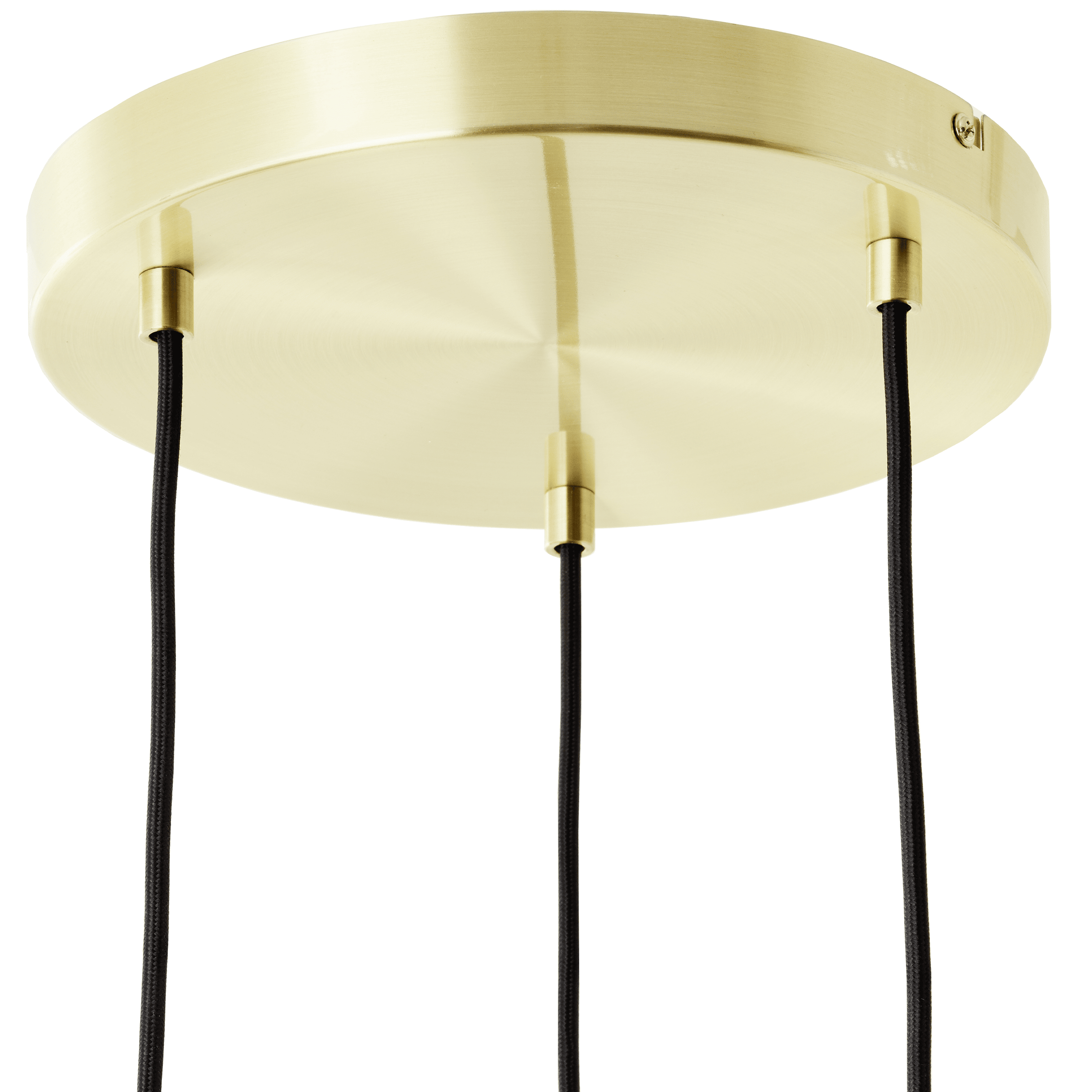 DIPSY GLASS AND GOLD METAL CHANDELIER D25