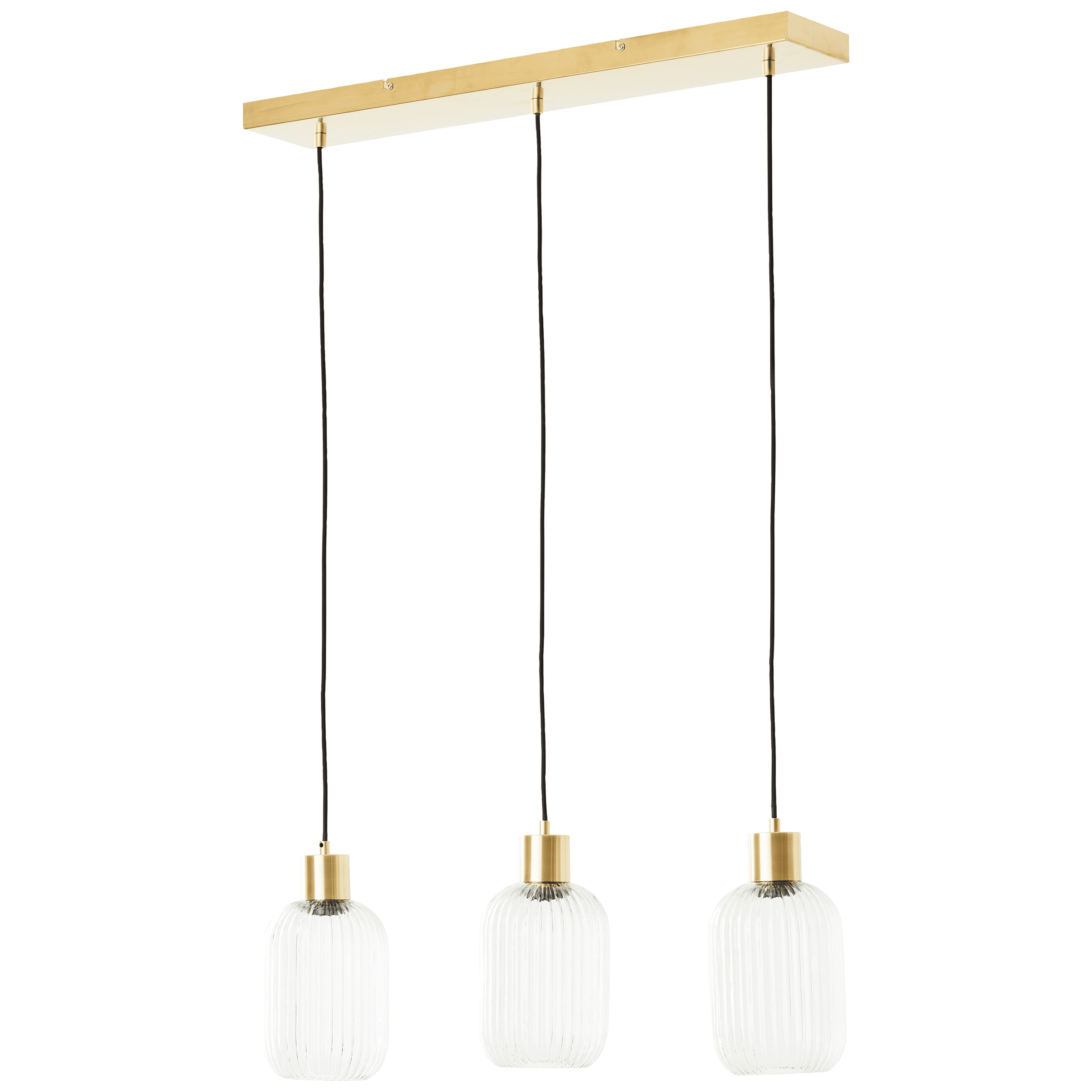 DIPSY GLASS AND METAL GOLD CHANDELIER D25
