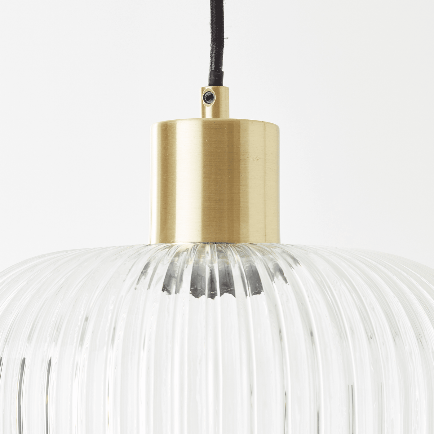 DIPSY GLASS AND GOLD METAL CHANDELIER D25