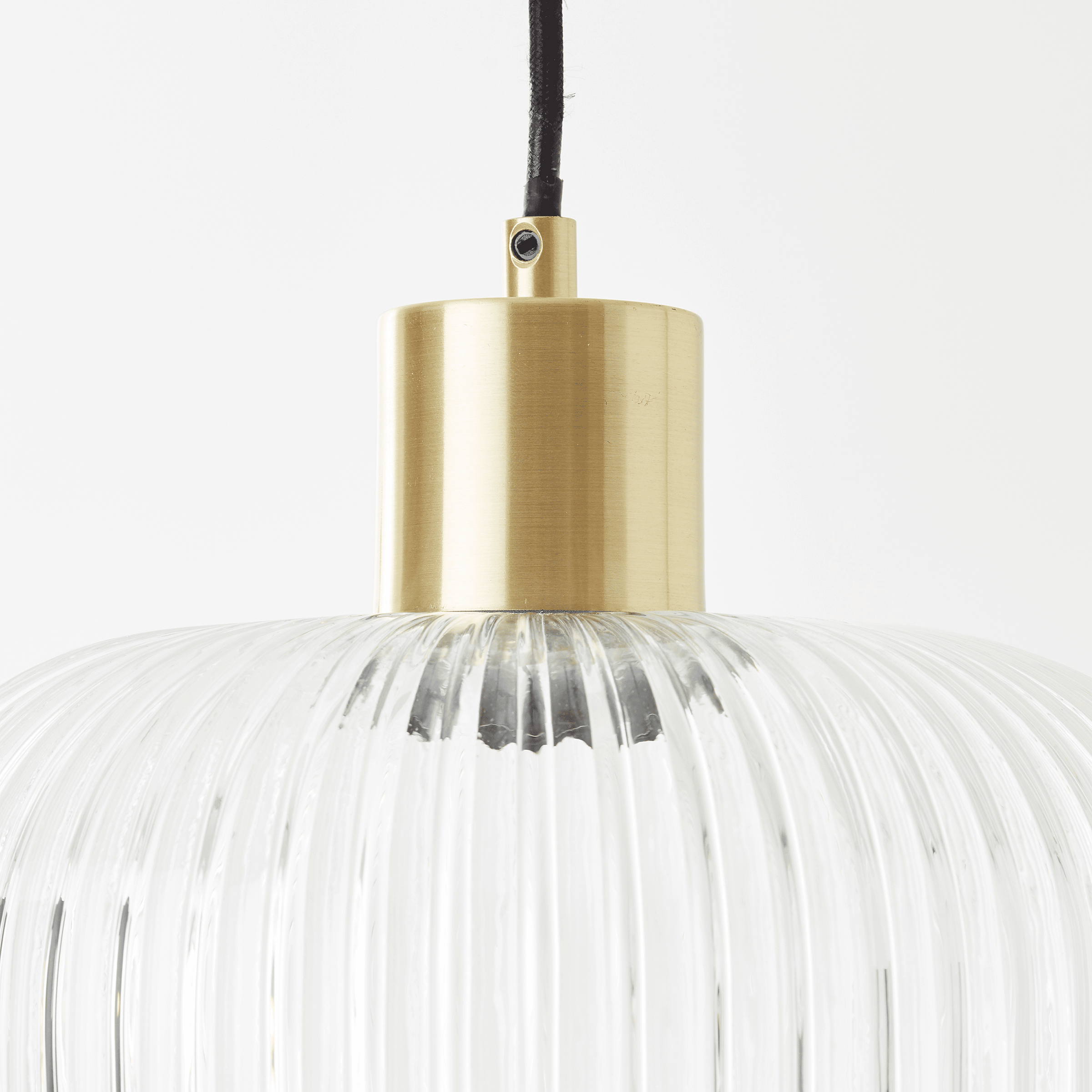 DIPSY GLASS AND GOLD METAL CHANDELIER D25