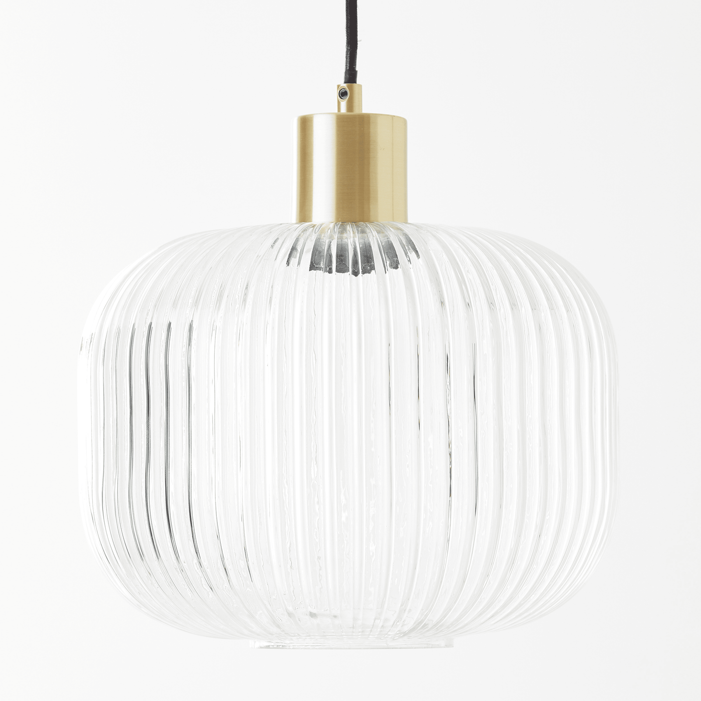 DIPSY GLASS AND GOLD METAL CHANDELIER D25