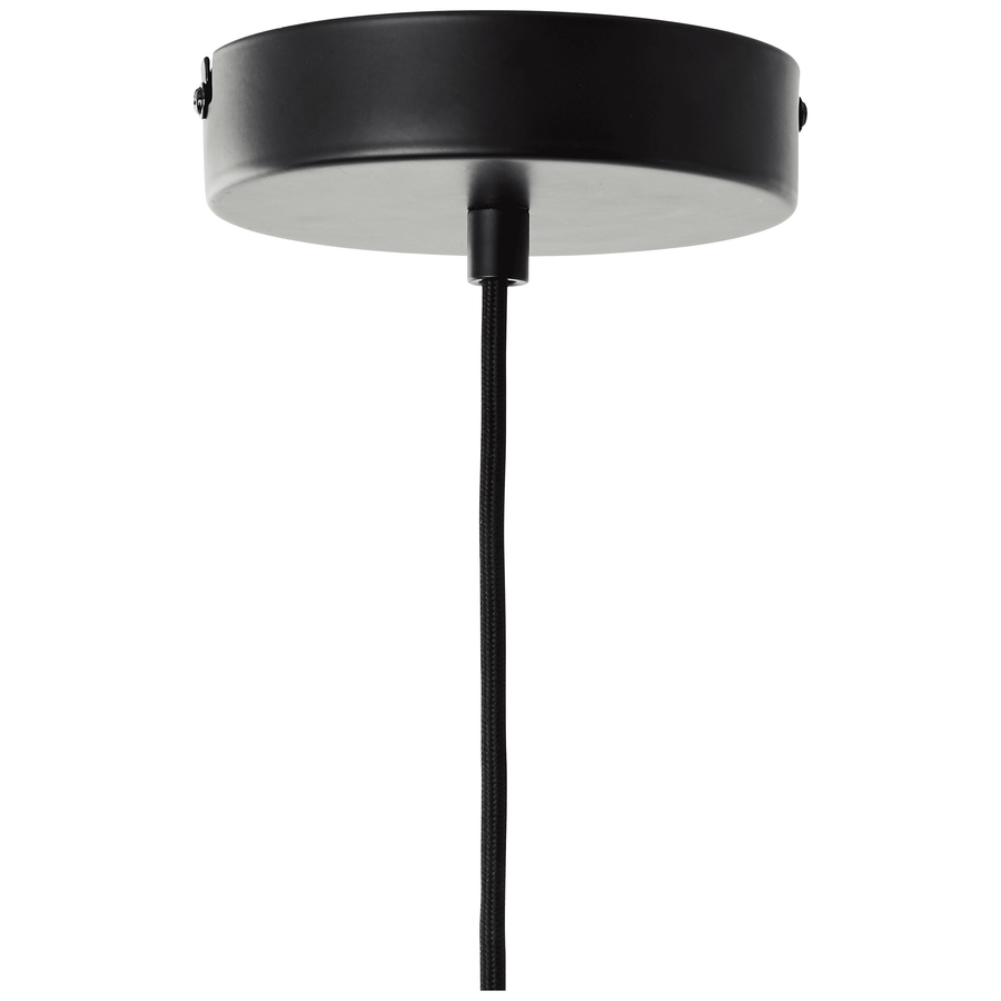 Galati black metal chandelier d30 cm e27