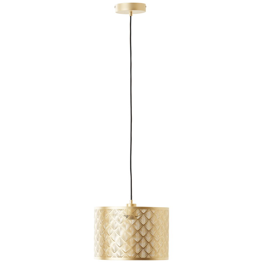 Lampadario galati metallo oro d30 cm e27