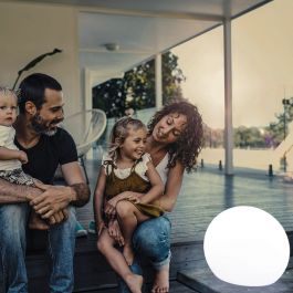 BULY PLASTIC LAMP WHITE D50 CM E27=60W COLD LIGHT IP65