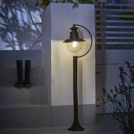 RUST STEEL MARINA STREETLIGHT H108 CM E27=60W IP44