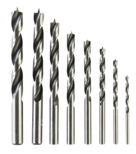 SET 8 DEXTER WOOD DRILL BITS MIXED DIAMETERS