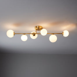 CALLAS CEILING LIGHT METAL GOLD D97.8CM 6XG9