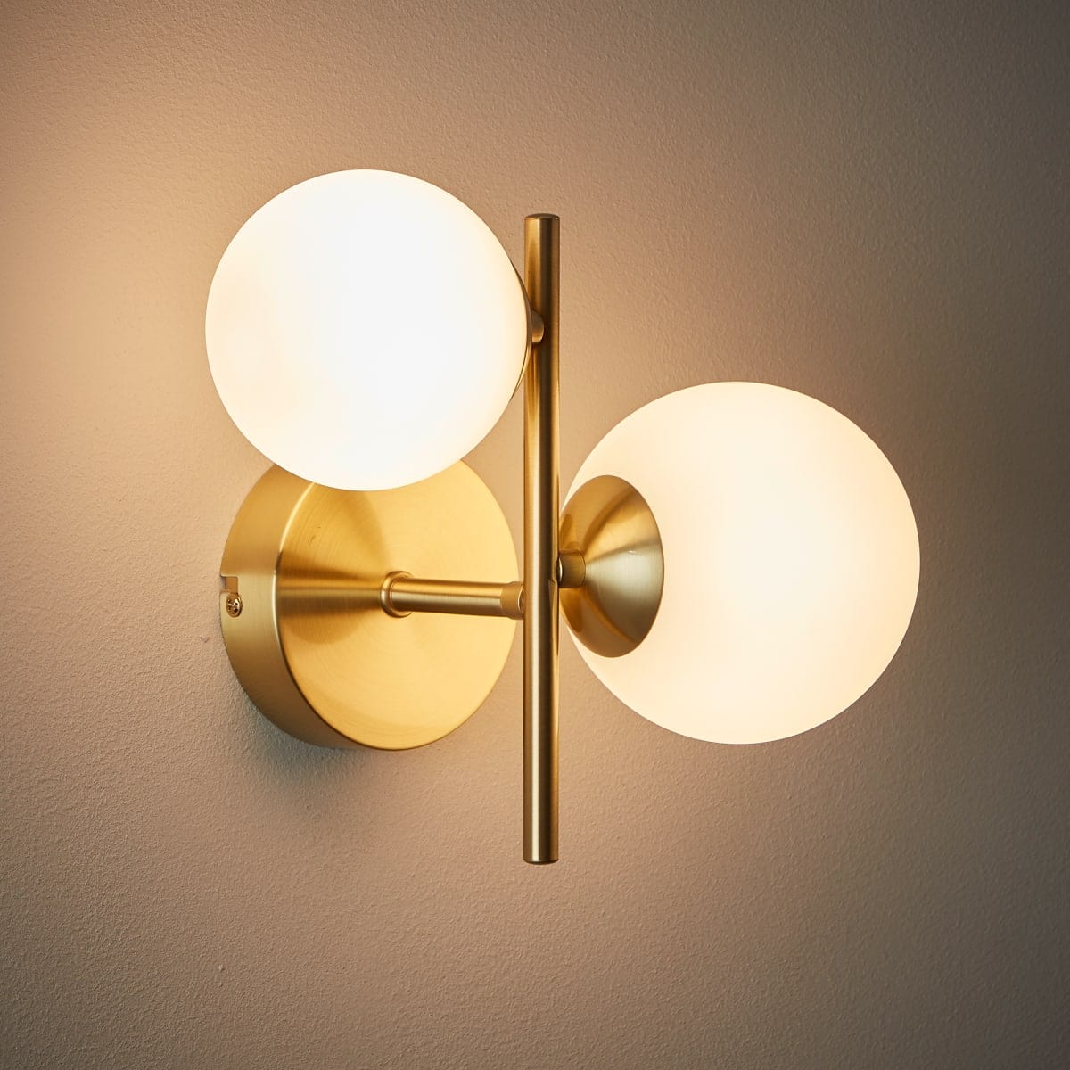 Bricocenter CALLAS WALL SCONCE METAL GOLD 2XG9