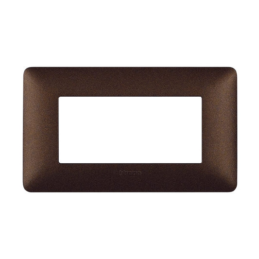 Bricocenter MATIX PLATE 4 PLACES BROWN COFFEE