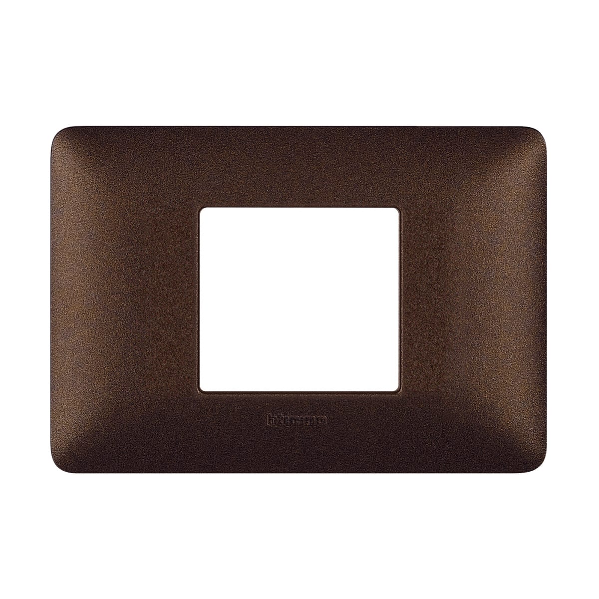 Bricocenter MATIX PLATE 2 PLACES CENTRED DARK BROWN