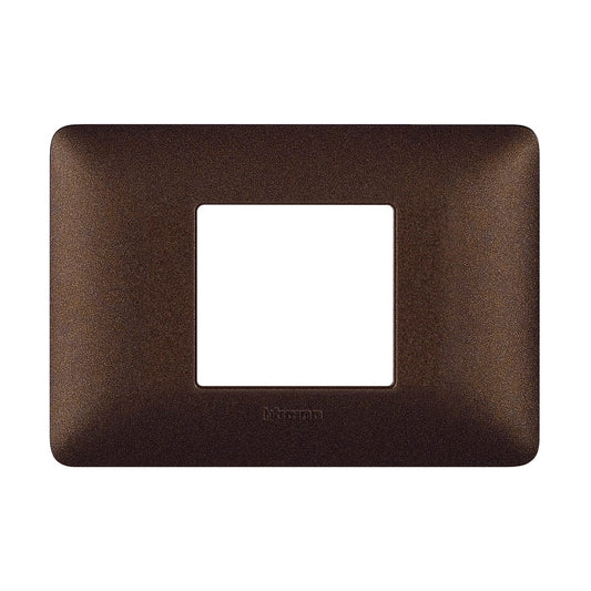 Bricocenter MATIX PLATE 2 PLACES CENTRED DARK BROWN