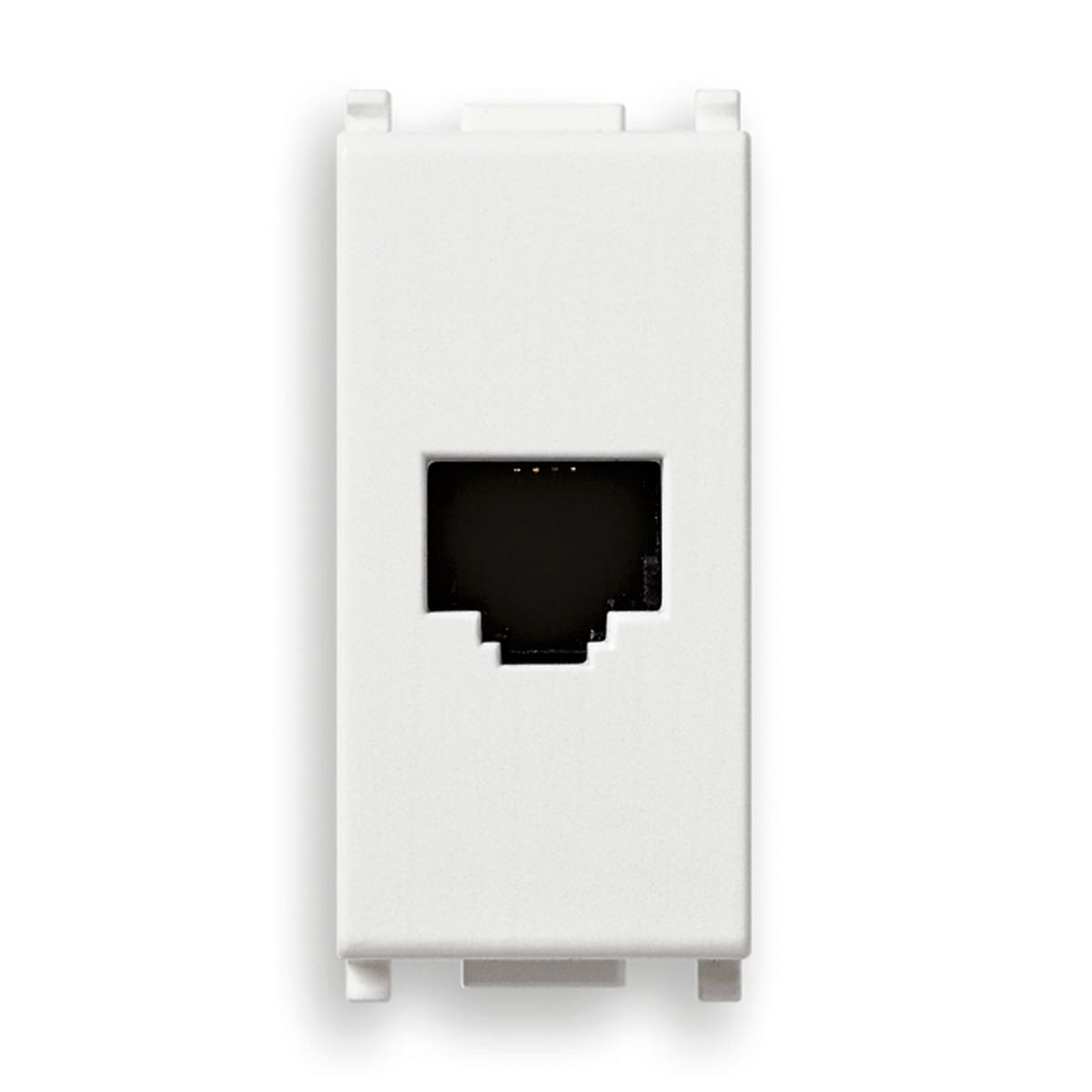 Bricocenter RJ11 PLANA WHITE TELEPHONE JACK