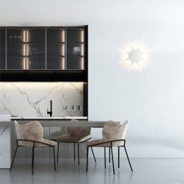 TORVI ALUMINIUM WALL LIGHT WHITE D16 CM LED 8W NATURAL LIGHT