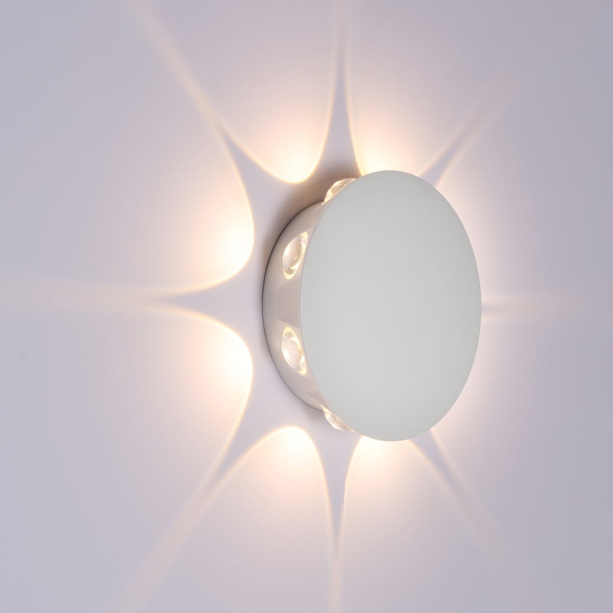 Bricocenter TORVI ALUMINIUM WALL LIGHT WHITE D16 CM LED 8W NATURAL LIGHT