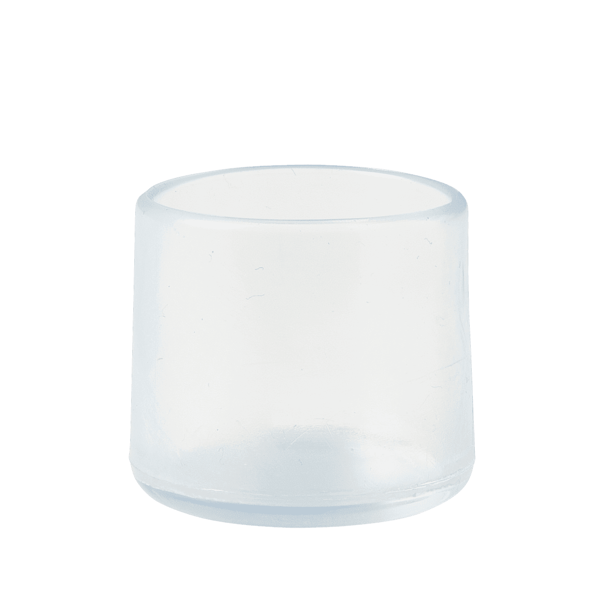 PLASTIC SOCK D25 MM TRANSPARENT, 4 PIECES